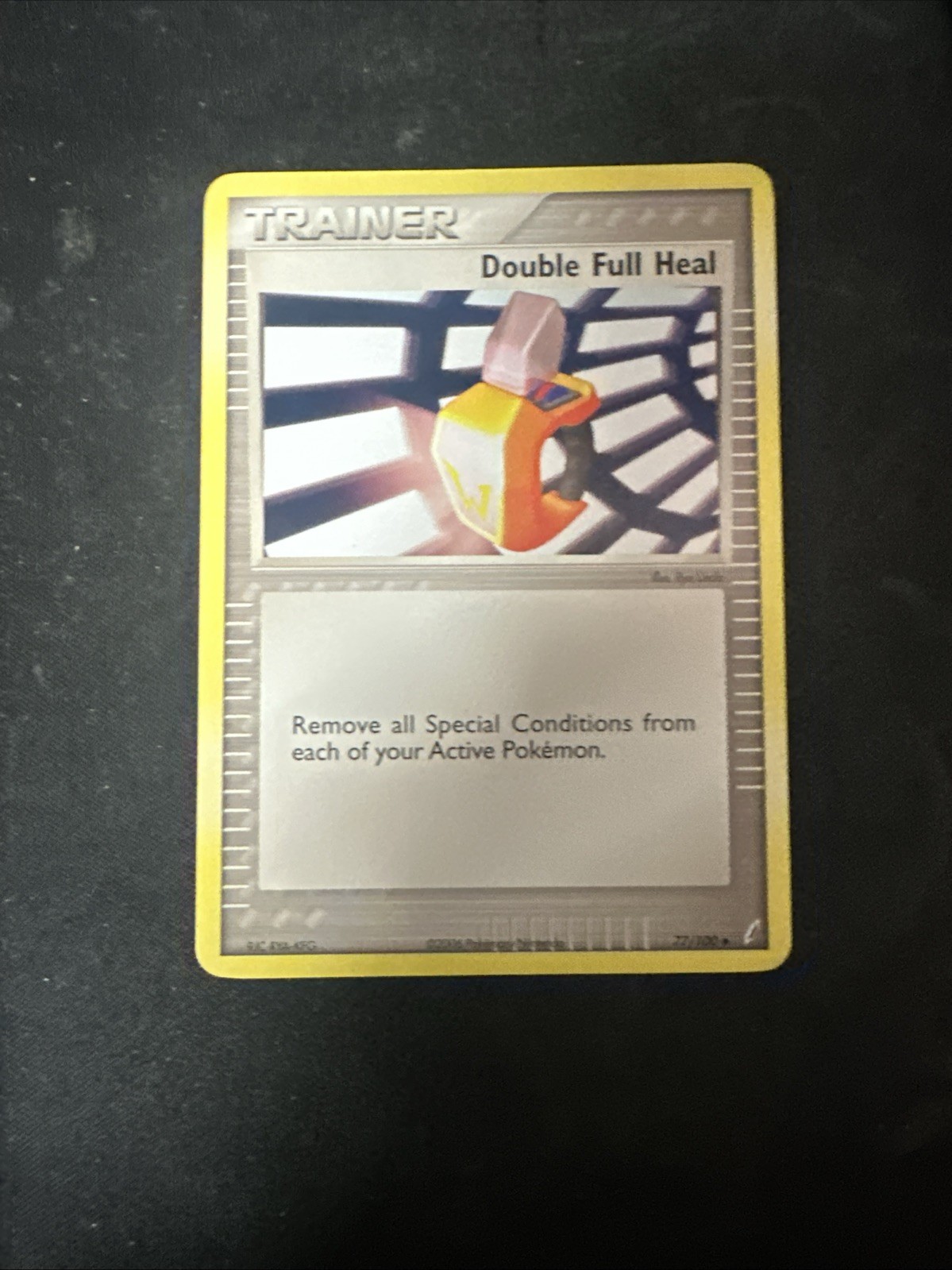 Pokemon Card Double Full Heal (EX Crystal Guardians) 77/100  Non-Holo D2