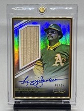2021 Topps Gold Label Golden Greats Framed Auto Relic Reggie Jackson /25 HOF NM+