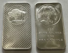 Lot of 1 - 1 Troy oz Indian Head .999 Pure Silver Bullion Bar in hard case.