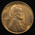 1954 S UNC RED Lincoln Cent ⏳Original Historic Time Piece⏳ (26-025)