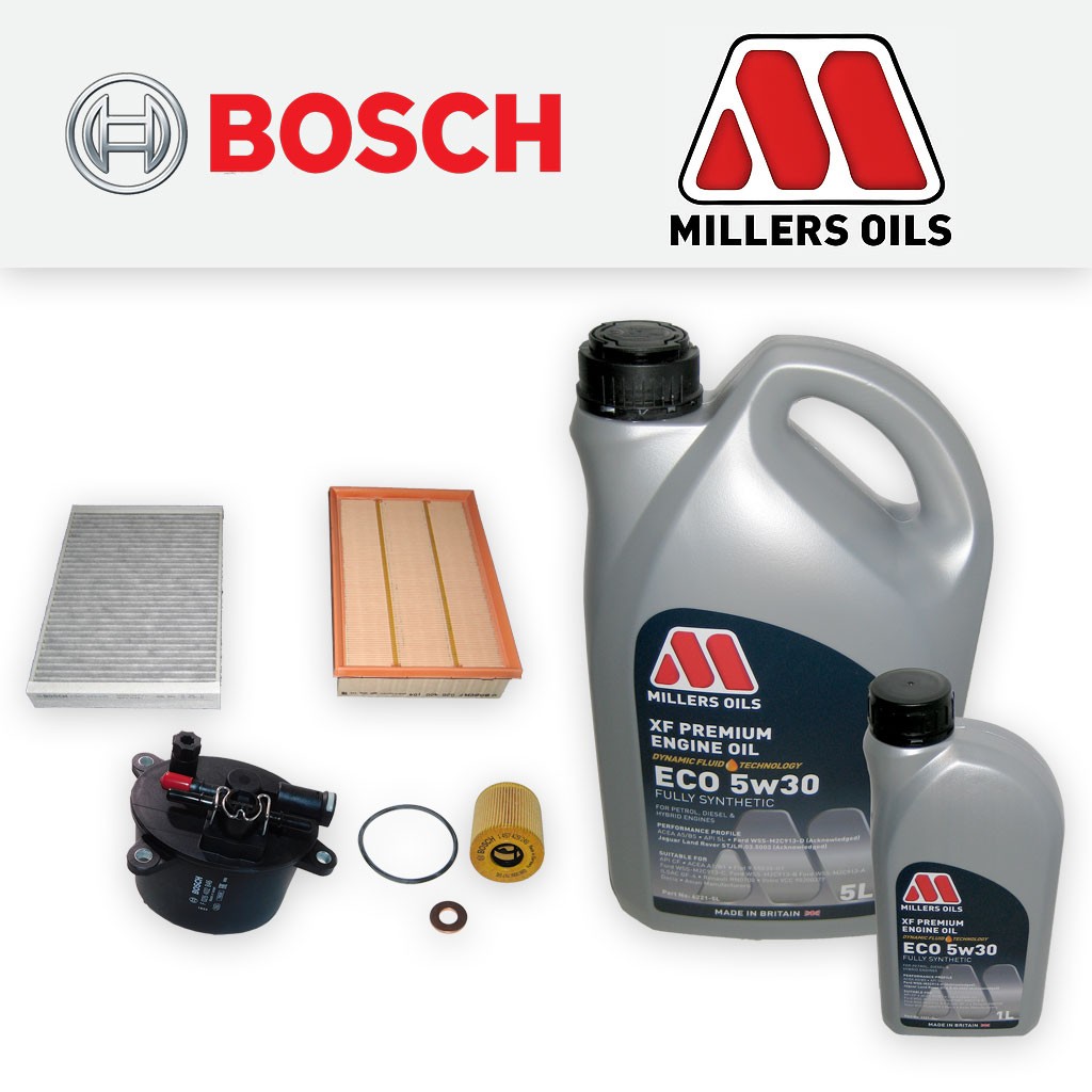 SERVICE KIT for LAND ROVER FREELANDER 2 2.2 D OIL AIR FUEL CABIN FILTERS +OIL
