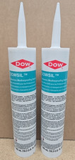 2 Tubes of Dowsil Contractors Weatherproofing Sealant, Black 10.3 oz, Exp 6/26