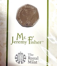 2017 Jeremy Fisher 50p – Brilliant Uncirculated Royal Mint Pack – Beatrix Potter