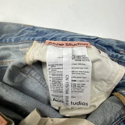 ACNE STUDIOS 2023M FN TRAFALGAR B00343 SUPER BAGGY FIT JEANS EU 44