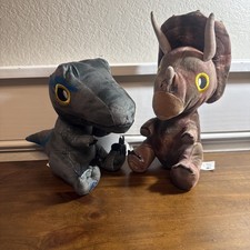 Kohls Cares Plush 10" Jurassic Park Dinosaur- Set Of 2