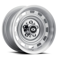 American Muscle Wheels 54 15x8 -18 Silver Machined Lip 5x127 5x5 Qty 1