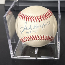Sandy Koufax Autographed ONL Coleman Baseball PSA/DNA HOF 77