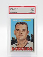 BOB LEE 1967 TOPPS BASEBALL #313 PSA 9 OC Q7113
