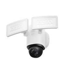eufy Security Floodlight Cam E340 3K Dual Cameras Wi‑Fi Hardwired White