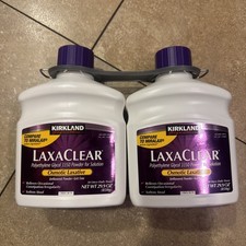 Laxative Polyethylene Glycol - Kirkland Signature LaxaClear 100 Doses VS MiraLAX