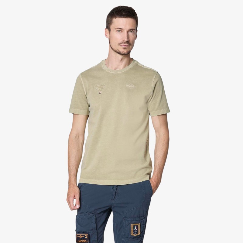 Футболка Aeronautica Militare TS2392 57597 бежевая Размер L CE25 19490₽