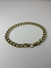 9ct Gold Bracelet 8” 15.3g Good Condition