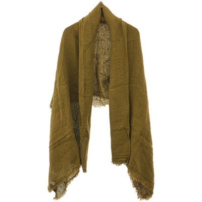 【MAISON DE VACANCES 】Linen Stole Maison De Vacances Large linen stole 20-090-560-0049 Yellow