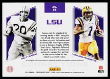2019 Panini Contenders Draft Picks #16 Billy Cannon / Leonard Fournette
