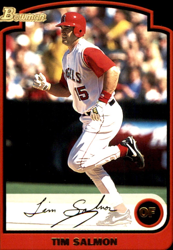 Tim Salmon 2003 Bowman #27 Anaheim Angels FREE SHIPPING AutographDen