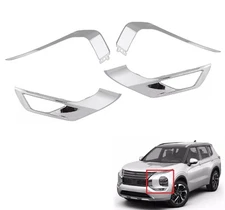 For 2022-2024 Mitsubishi Outlander Left Right Front Bumper Upper Lower Chrome