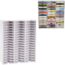 51-Slot Cassette Tape Storage Desktop Rack Audio Tape Organizer Wall-Mounted