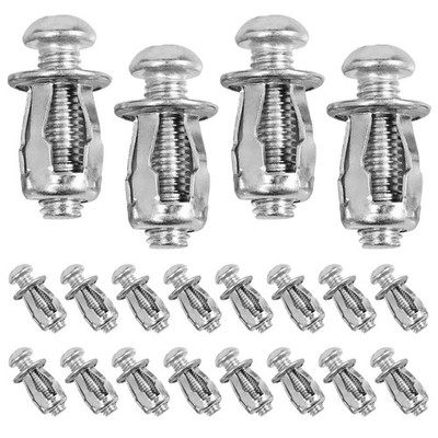 EMVANV 20 PCs Hollow Door Anchors,Hollow Metal Cavity Fixing Hollow Wall Anch...