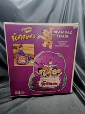 A1 Vintage Flintstones Kids Bean Bag NIB Rare Film Product Perfectly New In Box