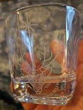 Harry Potter Expecto Patronum Etched Glass Tumbler 9 Oz Rocks Glass