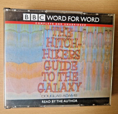 Douglas Adams The Hitchhiker's Guide To The Galaxy Audio CD READ BY THE AUTHOR