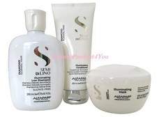Alfaparf Semi Di Lino Diamond Illuminating Shampoo, Mask, Conditioner-Various