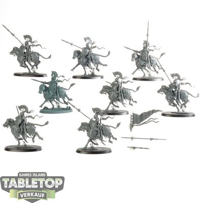 Lumineth Realm Lords - 8 x Vanari Dawnriders - teilweise bemalt