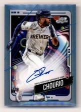 2024 Topps Cosmic Chrome #CCA-JC Jackson Chourio Rookie Auto RC Brewers