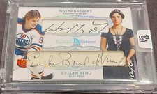 1/1 WAYNE GRETZKY & LADY BYNG Edmonton Dual AUTO Card *PRICELESS AUTHENTIC