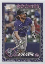 2024 Topps Series 1 Team Color Border Brendan Rodgers #322 sc8