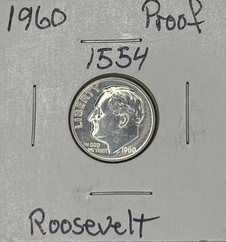 1960 Proof Roosevelt Dime, Item 1554