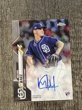 2020 Topps Chrome Michel Baez Rookie On Card Auto Padres Signed RC #RA-MB Padres