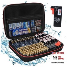 Battery Organizer Holder Storage Case with Tester,Waterproof 199 Batteries