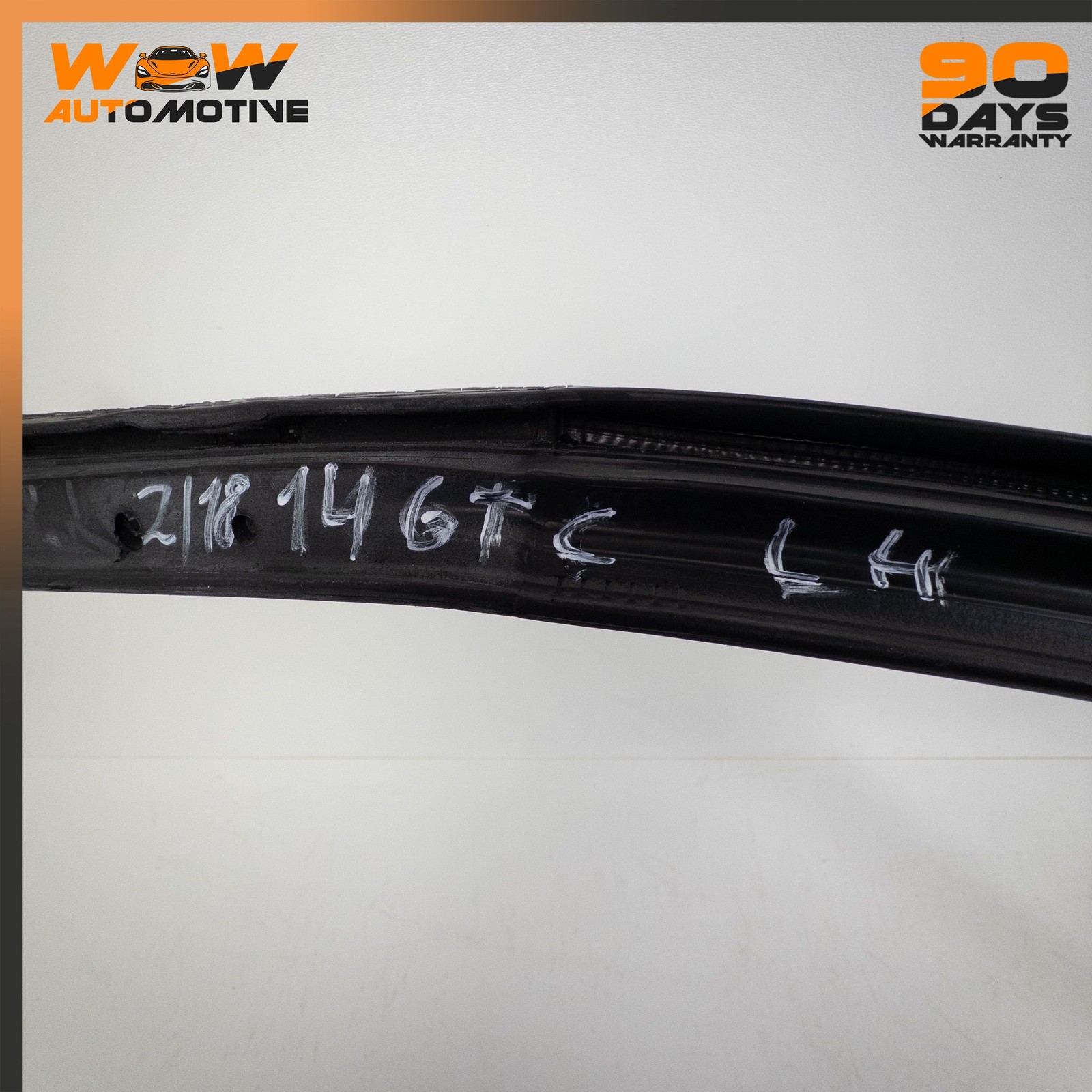 12-17 BENTLEY CONTINENTAL GT COUPE FRONT LEFT DRIVER TOP WEATHERSTRIP SEAL OEM