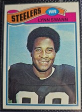 Topps 1977 Lynn Swann Base Set #195 Pittsburgh Steelers Football Card