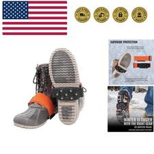 Ice Gripster Treads Nonslip Traction Cleats for Snow and Ice, Anti-Slip Overs...