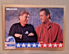 CHUCK DALY, PAT RILEY, 1990-91 NBA HOOPS MIAMI ALL STAR COACHES #13