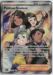 Paldean Student 231/091 Paldean Fates Ultra Rare Full Art Holo