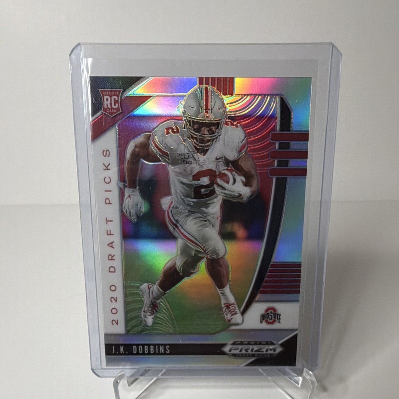 Panini Prizm Draft Picks 2020 J.K. Dobbins RC Ohio State Prizm Football #114