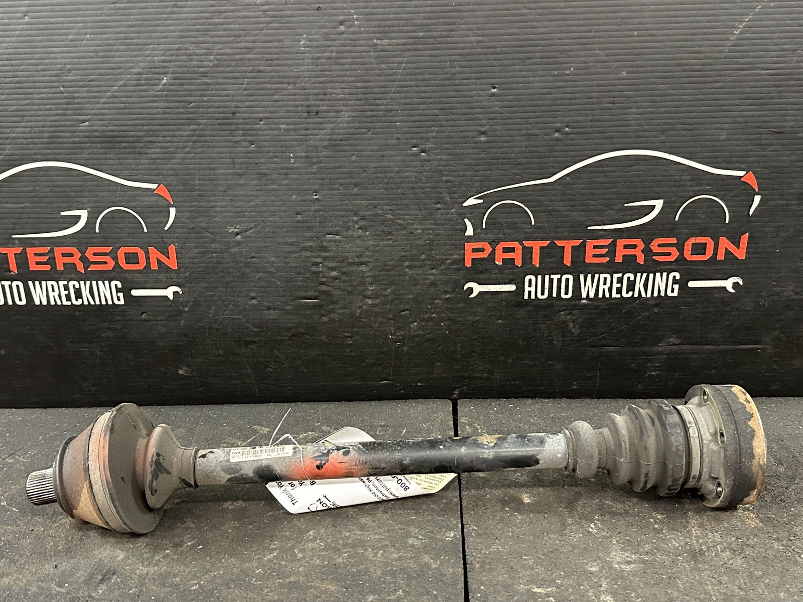 03-12 BENTLEY CONTINENTAL 6.0 REAR PASSENGER RIGHT CV AXLE SHAFT 4E0501203A