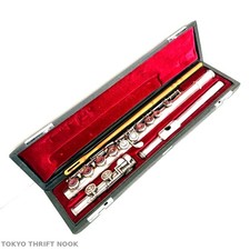  Serviced Yamaha YFL-451 Flute Silver Head Joint MIJ w/ Hard Case Soft Case