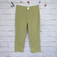 J. JILL Genuine Fit At Waist Crop Pants size 10 Cotton/Rayon Stretch Desert New 