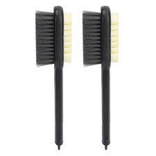 2pcs Double Sided Cleaning Brush Laundry Shoe Brush for Suede Shoes Rubber Boot