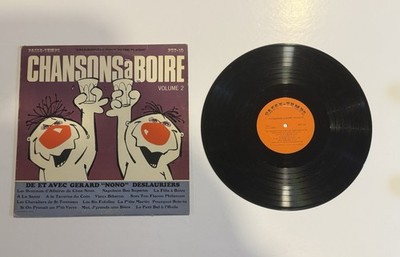 NONO DESLAURIERS - Chansons À Boire. Volume.2 / Vintage Music Vinyl Record