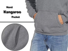 Mens Sherpa Lined Sweatshirts Winter Thick Fleece Pullover Athletic Heavy Hoodie