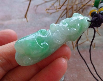 Zertifiziert natürlich Burma A Jade Jadeit Frosch Kröte Lotus Blume Anhänger Halskette