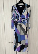 EMILIO PUCCI Dress UK12 Length 108.5cm Good Condition Italy Made