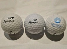 Kaanapali Wailea Logo Golf Balls Golf Course Hawaii X3 Callaway Taylormade
