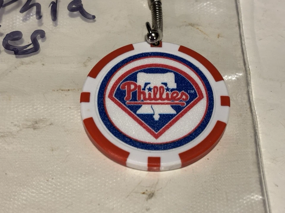 Philadelphia Phillies Key Chain Philadelphia Phillies Logo New Red - Image 2 of 4