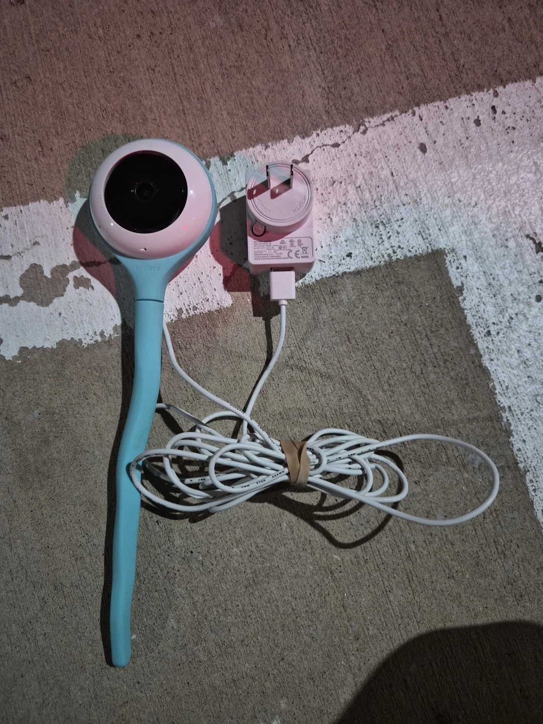 Lollipop CABC-LOL03 Baby Monitor Camera & Power Adapter ONLY, WORKS GREAT